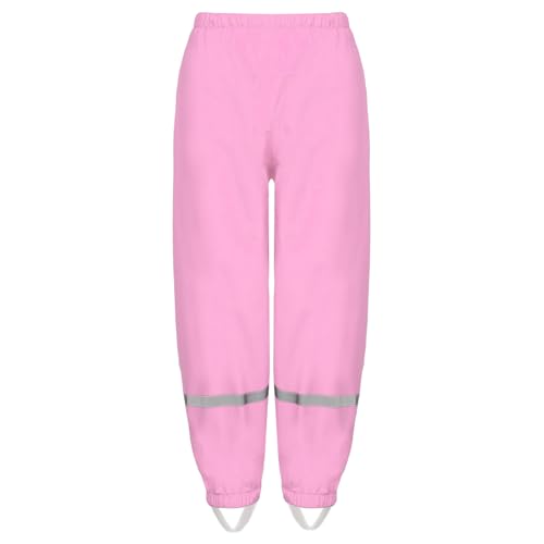 JEYPINMI Children Lightweight Cozy Rainwear Girls Boys Waterproof Pants for Camping Outdoor Rain Pants2