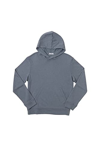 Barefoot Dreams Malibu Collection Men’s French Terry Hoodie, Long Sleeve, Knit, Winter Clothes for Men