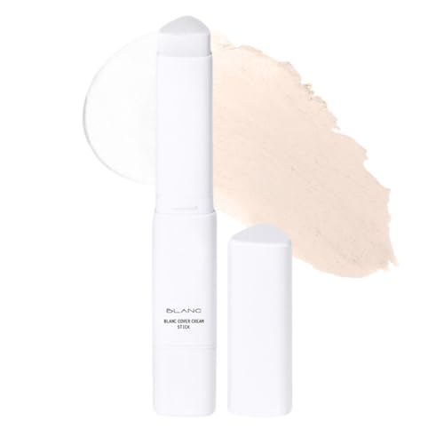 PHYNDR 1 PCS Fond de Teint Stick avec Pinceau,fond de teint stick,Correcteur longue tenue,Effet de Changement de Couleur,Léger et Hydratant,Pour Tous Types de...