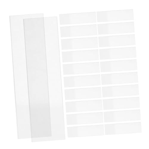 Cabilock 50pcs Microscope Slide Laboratory Pre-Cleaned Prepared Slides Microscope Accessories Glass Transparent