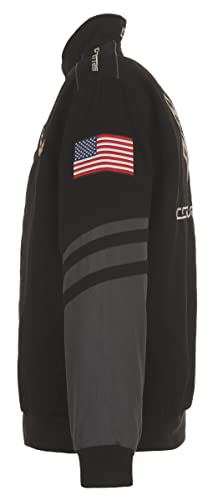 JH DESIGN GROUP Men's Chevy Corvette C7 Embroidered Cotton Twill Jacket4