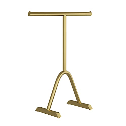 HJYPZJ Perchero Burro,Perchero de piso en espiga,Percha gruesa de un solo poste,Adecuado para uso doméstico y comercial/Gold / 120x40x150cm Cover