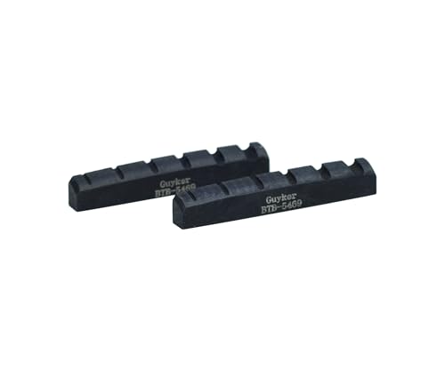 Guyker Bass Guitar Bone Nut - 6tbg{g vXbgt{[ibg iANZT[ PB JB Precision Bass Jazz Bass Set of 2 ubNA54x6x9mm BTB5469
