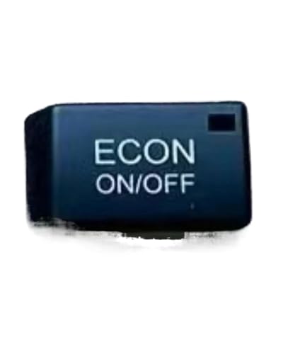 Temperature Adjustment Knob Air Conditioner A/C Cover AUTO Switch ON Off Button Panel Cover Climate Control HVAC (ECON)