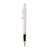 Cross Coventry Cherry Blossom Pearl White Lacquer Sakura Pink Screenprint & Polished Gold Tone Appointments Rollerball Pen - Refillable Pen for Smooth Writing - Black Ink - Elegant Accessory