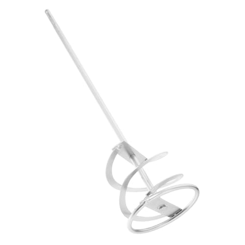 Angoily Varilla Agitadora Mezcladora De Cemento Con Motor De Gas Palos Para Mezclar Pintura Broca Para Mezclar Resina Agitador De Cemento Para Taladro Acero Al Carbono 45# Silver