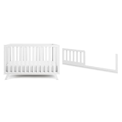 Comfy Cubs Crib and Crib Conversion Kit for Toddlers Bundled