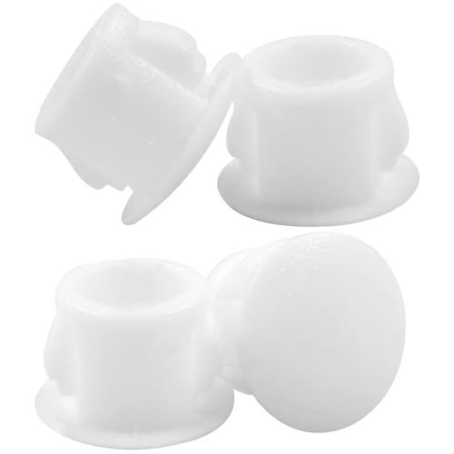 Image of Hitefu Plastic Hole Plugs, 5 /16-Inch (8mm), White, 30PCS | Flush Type Panel Plugs, For Furniture and Fencing Post, Cabinet and Screw Hole Covering