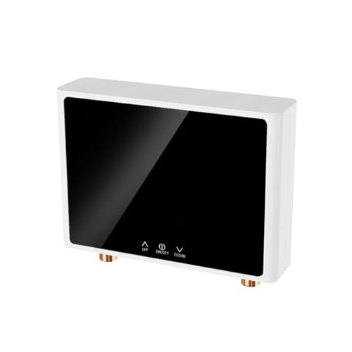 Termo Electrico, Calentador De Agua Eléctrico Instantáneo Sin Tanque, Con Panel Táctil, Control Remoto, Accesorio For Cocina Y Baño(Full White,220 5500W)