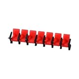 RCULWPLP Cinema Seat Model Toy, 7 Connected Seats, Collection of Cinema Backdrops, Film Seats, Diorama for Interior Design Purposes, 4.1x0.7x0.8cm