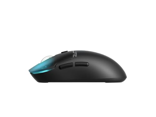 Image of AZOTH GM78W Wireless Gaming Mouse, 7-Button RGB Trimode Mouse with 12800 DPI, 2.4G /Bluetooth /Wired, Optical Sensor, Macro Software, 1000Hz Polling Rate, Lightweight Design for Laptop PC /Desktop