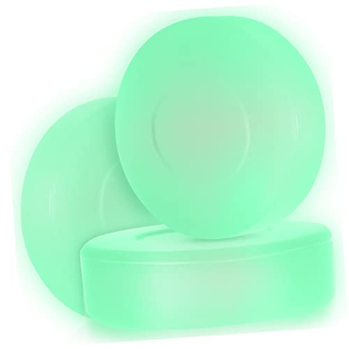 Gogogmee Roller Hockey Game Luminous Ice Hockey Soft Foam Plates for Indoor Play