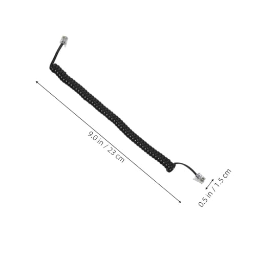 Cable de reemplazo mofificado para auricular telefonico espiral de mipcace 5