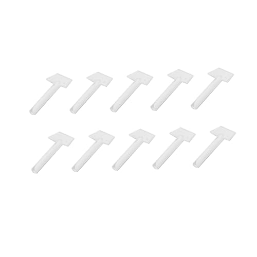 Didiseaon 20pcs Nail- Tube Squeezer for Glue Toothpaste Easy Squeeze Holder Portable Rolling Tool White for Bathroom Accessories