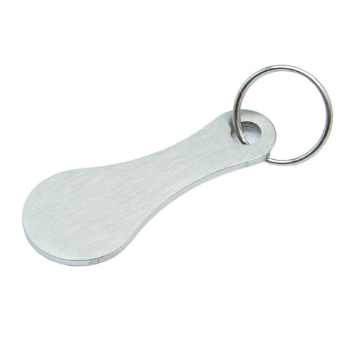 Einkaufswagenlöser Schlüsselanhänger Einkaufswagenchip Edelstahl Einkaufschip Metall Wagenlöser Löser Einkaufswagen Cover