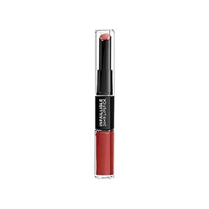 L’Oreal Paris Pintalabios Permanente de Larga Duración Infalible 24H Lipstick, Color Rojo Tono 506 Infalible