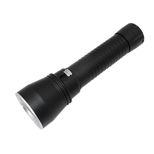 lámpara de buceo, Linterna de buceo LED potente XHP70.2 Chip luz amarilla/blanca 4000lm antorcha subacuática 100m linternas impermeables 32650(White Light,Package A)