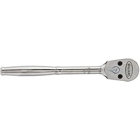 Williams JHWM-52EHA 1/4-Inch Drive Enclosed Head Ratchet with Chrome Finish Cover
