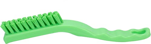 Image of SPARTA Detail Brush Grout Brush, Crevice Brush with Hanging Hole for Bathroom, Kitchens, Countertop, Plastic, 9 Inches, Lime