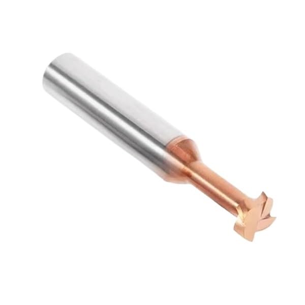 Fresa tipo T for fresa CNC de metal, recubierta carburo tungsteno, 1,5-8 mm grosor, unidad(Coating,D10xH4.0)