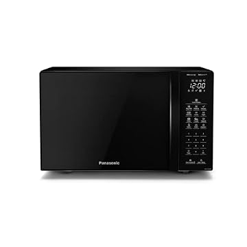 Microondas Panasonic Dupla Refeição 34l Black Glass Nn-st66nbru 220V