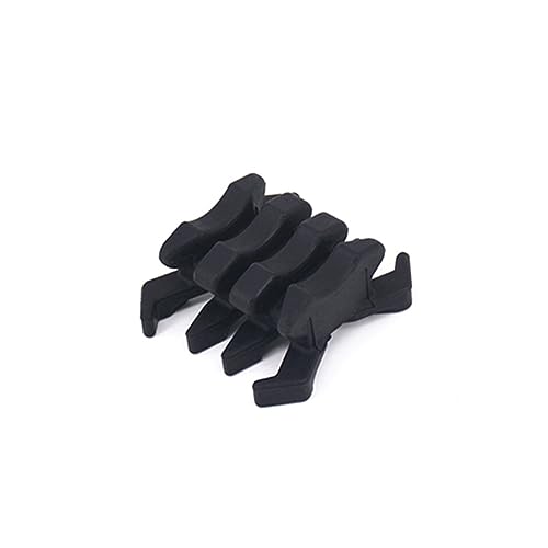 Anneome 1 Pair Crab Stabilizer Rubber Vibration Limb Damper Black Efficient Vibration Reduction for Outdoor Hunting