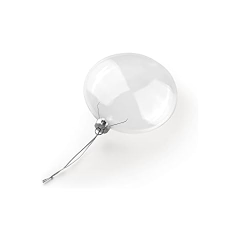 6 x 10cm Clear Glass Christmas Baubles Cover