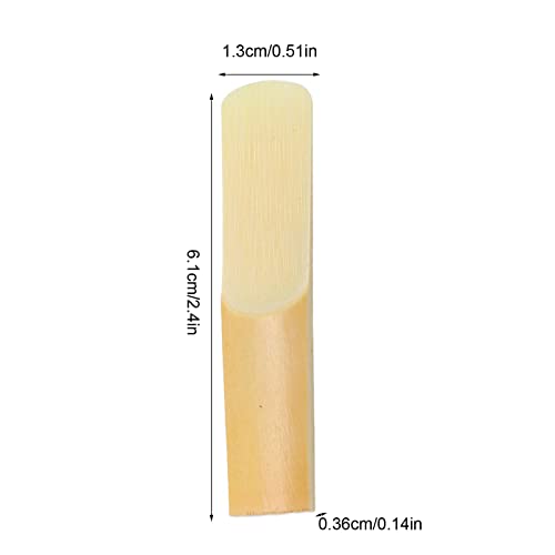 10Pcs Soprano Saxophone Reeds, 2.5 Bb B Flat Saxophone Reeds With Plastic Cover, Reeds For Saxophone Sax, Woodwind Instrument Accessories #TOP1