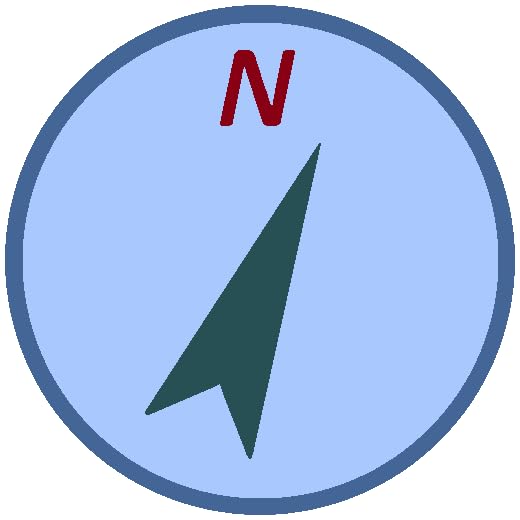 Rápido Bússola (de bom gosto em cores)