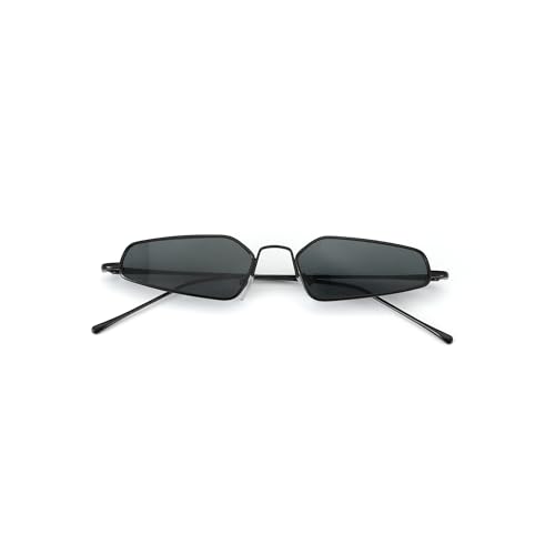 Image of Salty Alpha Designer Metal Sunglasses For Men stylish | Carry Pouch Included | UV Protection Fashion Goggles for Women Durable | Gift for Man & Woman | Gift for Diwali, Christmas, Marriage, Birthday