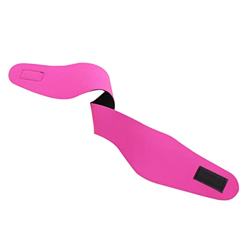 GALPADA Adjustable Neoprene Diving Headband for Boy Girl and Adults Water Ear Protection Hair Band for Swimming Yoga Surfing and Water Sports Rose Red