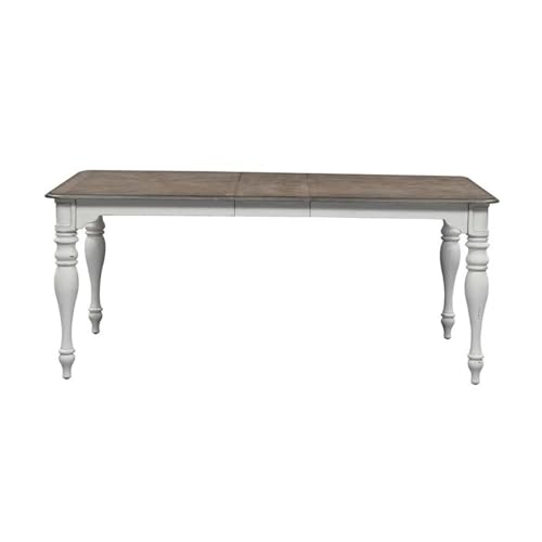 Liberty Furniture Industries Magnolia Manor Leg Table, Antique White