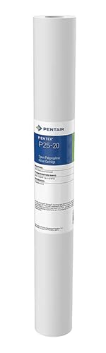 Pentair Pentek P25-20 Sediment Water Filter, 20-Inch, Whole House Spun-Bonded Polypropylene Replacement Cartridge, 20" x 2.5", 25 Micron, White, 1 Count (Pack of 1) image 2