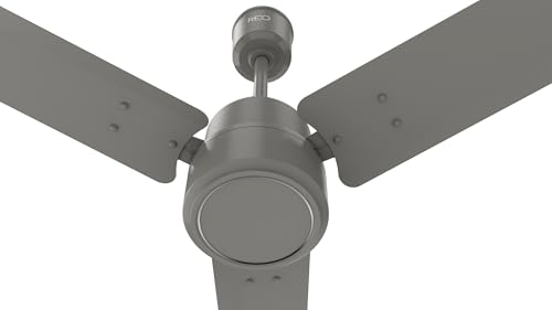Image of Havells REO Energex BLDC 1200MM Ceiling Fan inchFixed Price Always inch | Air Flow: 220 CMM| Speed: 350 RPM| Reverse Rotation Mode| Timer Setting| 2 Year Door Step Warranty By Manufacturer (Stone Grey)