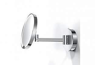 Decor Walther Just Look Wandkosmetikspiegel LED mit Direktanschluss, Chrom glänzend