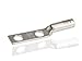 2 Hole Long Barrel Copper Compression Lug with Peep Hole 2 AWG - 3/8" Bolt - 1 Count