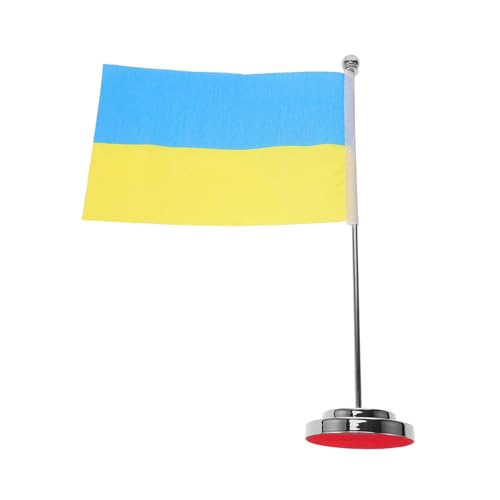 Drapeau Ukrainien de Bureau TOYANDONA - Solution Table sans Encombrement - 6