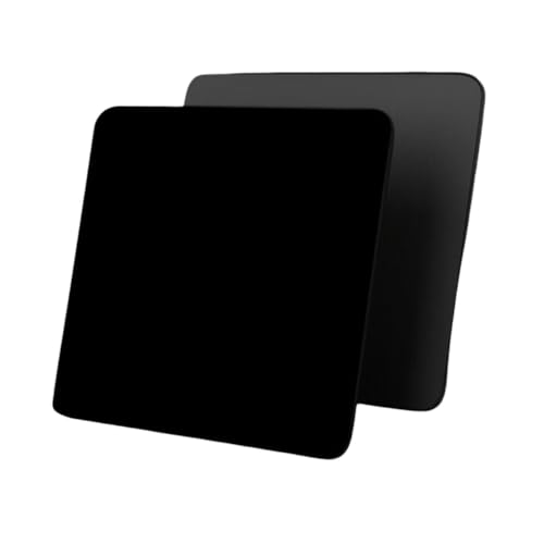 FURI-DAMU マウスパッド 小型 小さめ コンパクト ミニ 薄型 折りたたみ 滑りやすい マウスパッド ブラック 黒220x180x3mm 高密度織り布 天然ゴム滑り止め 携帯便利 モバイルワークに適