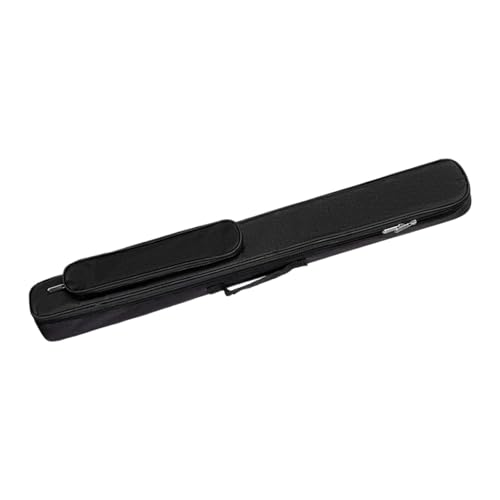 APLVFFZH Custodie Portastecche da Biliardo, 85 Cm Borsa in Tessuto Cationico con Tracolla Regolabile E Tasca Esterna, Borsa per 1/2 Asta da Biliardo per Trasporto a Mano Oppure a Spalla, Nero