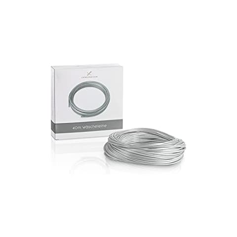 Lengenstein® 40m Wäscheleine mit Polyesterkern und Kunstoffummantelung Cover
