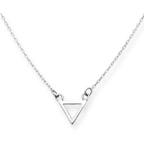 jewellerybox Sterling Silver Triangle Necklace Cover