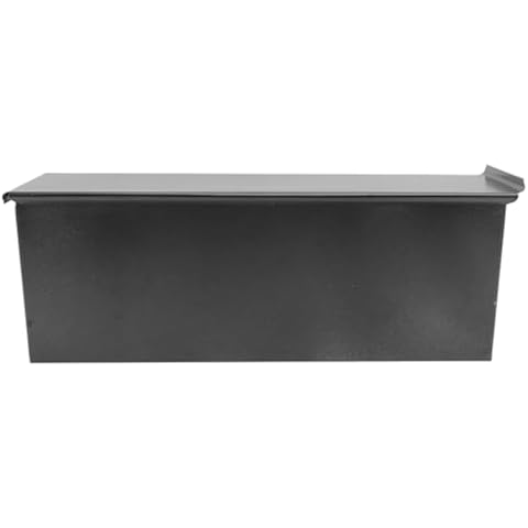UPKOCH Pullman Loaf Pan with Lid: Flat Toast Box Non- Stick Bread Toast with Cover Stainless Steel Bakeware for Kitchen Baking 600g Black Cover