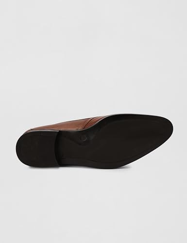 Image of Louis Philippe Men Leather Loafers