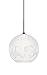 Besa 1JT-ROCKYWH-LED-BR Contemporary Modern One Light Pendant from Rocky Collection in Bronze / Dark Finish,