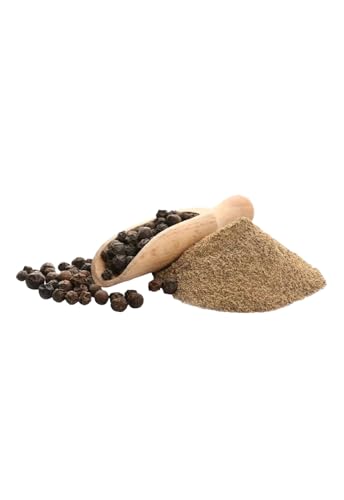 Pimienta negra molida Kali Mirch Black Spice Condimentos indios 100% naturales HerbsnSpiceit (400 g)