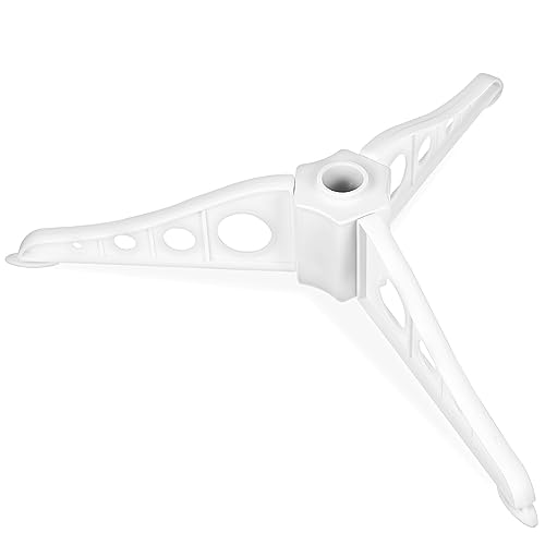 BESPORTBLE Supporto per albero di Natale bianco di ricambio per un falso supporto per albero di Natale, supporto per gambe dell'albero di Natale, universale, 15c plastica
