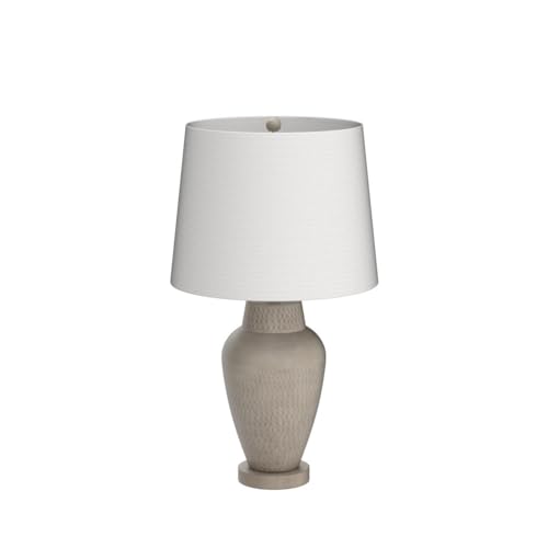 Lámpara de Mesa 360 Lighting Rupert 24.75" Metal Beige con Pantalla Lino miniatura 4