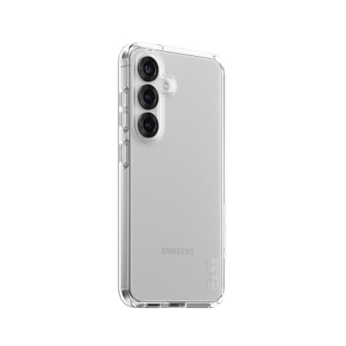 Care by Panzer Flagship Étui de protection en plastique recyclé avec cadre transparent pour Samsung Galaxy S25