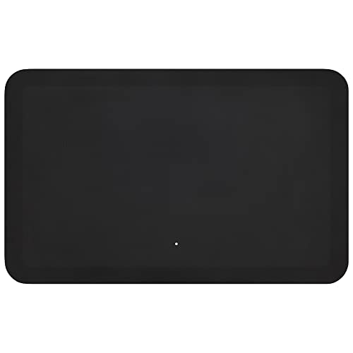 Sit-Stand SmartMat: Patented One Foot Moveable Premium Ergonomic Anti-Fatigue Foam & Gel Mat for Adjustable-Height Office Desks, Kitchen Floors, and Home, Made in USA, Charcoal Black for Hard Surfaces