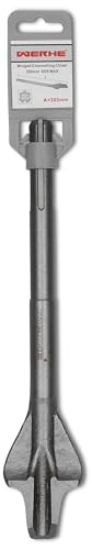 Miniatura 5 de Werhe Sds Max 60 X 300 Mm Cincel Volante - Cincel De Canal Para Martillo Perforador - Gubia Para Cincelar En Ladrillo Y Hormigón